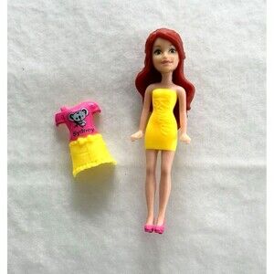 Barbie Sydney Travel Series Mini Doll Set Yellow Snap Clothing Figure Toy